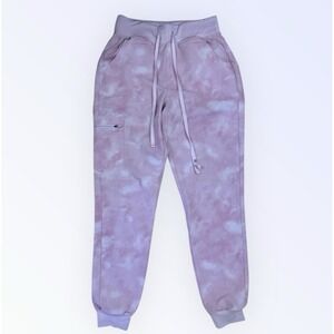 Figs pink marble Zamora Joggers